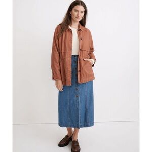 Madewell Ashgrove Chore Jacket Warm Ember XXS